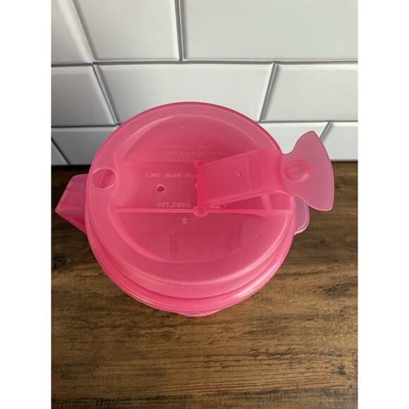 Dunkin Donuts Pink Travel Mug Coffee Tumbler 2015 Whirley Made in USA 20 Oz - Picture 2 of 8